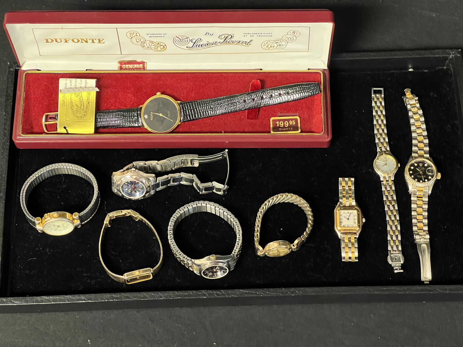 (9)Asst Watches, Dufonte, Waltham & More - Citizens, Reproduction Designer, Anne Klein, Arthur: (9)Asst Watches, Dufonte, Waltham & More - Citizens, Reproduction Designer, Anne Klein, Arthur Murray & More