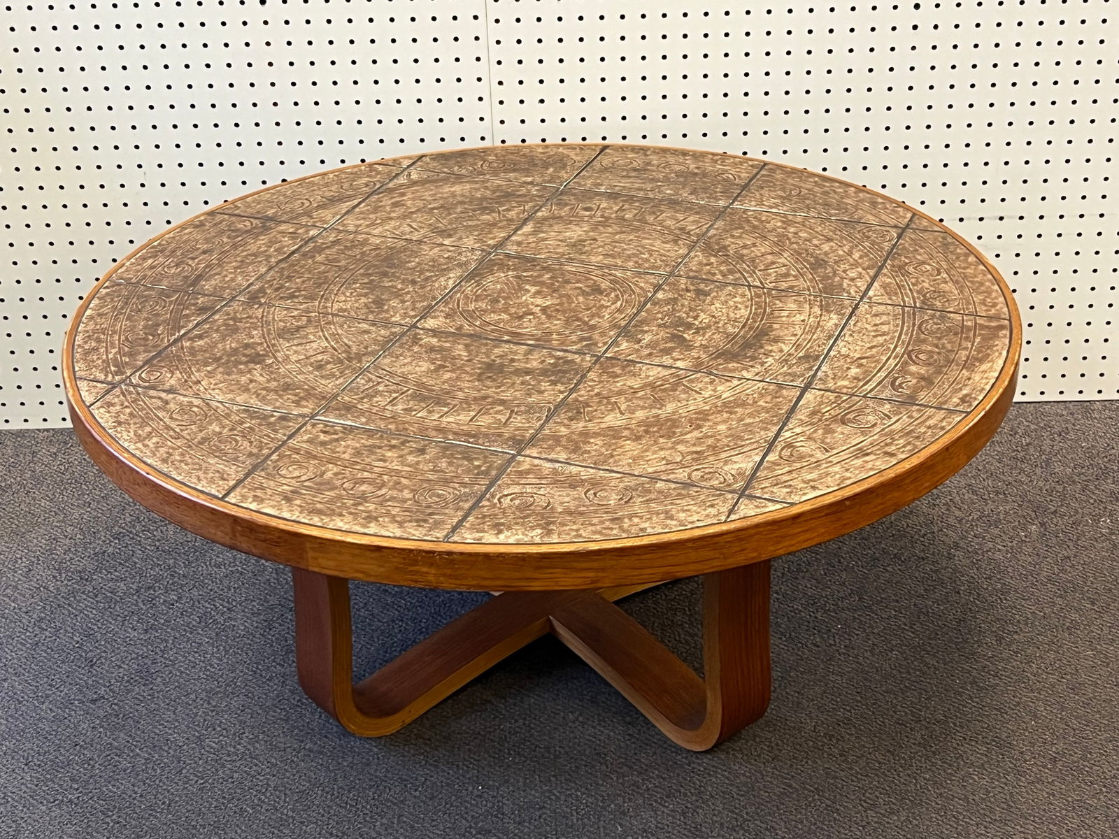 MCM Danish Tile Top Table 37'' x 16'' (Pick Up or Arrange Own Shipping) (1 of 3)