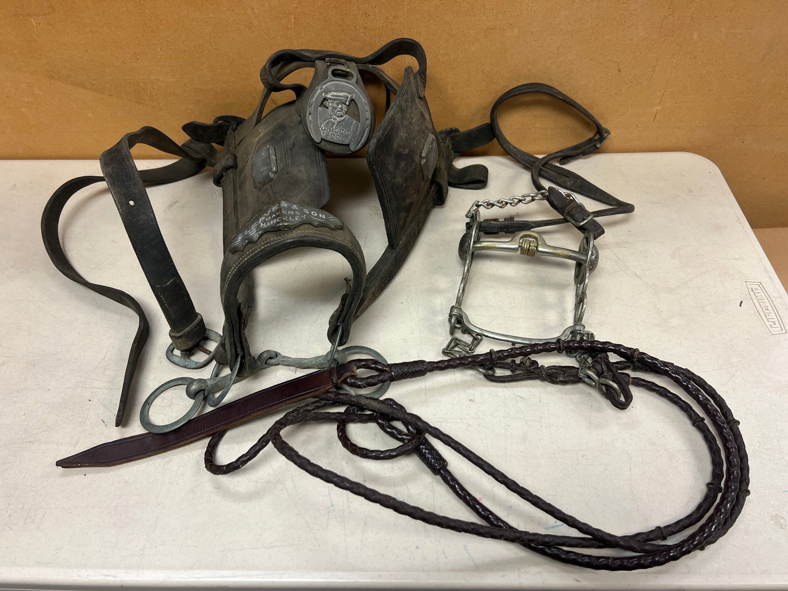 Western Horse Bridle & Harness - Cleaver & Son Hinckley Metal - Leather: Western Horse Bridle & Harness - Cleaver & Son Hinckley Metal - Leather