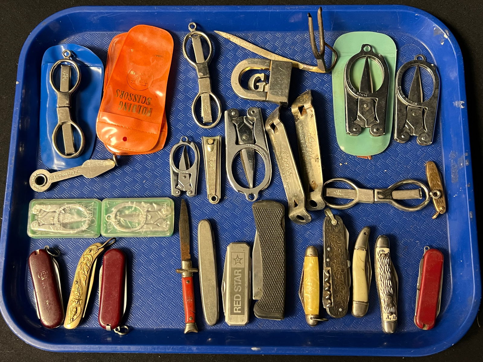 Asst Pocket Knives, Bottle Opener,More - Coors Bottle Openers, Asst Folding Scissors, Pocket Knives (1 of 6)