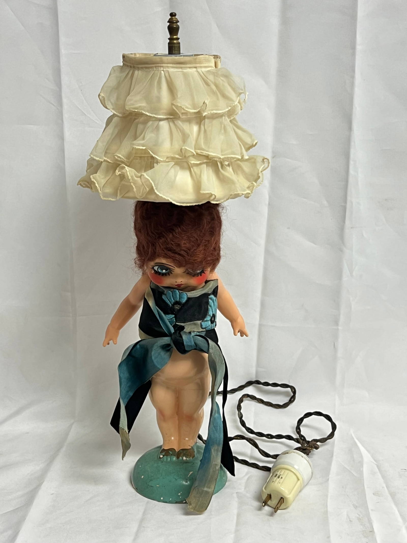 1920s Kewpie Doll Lamp 20''t (works, Needs New Plug) Auction