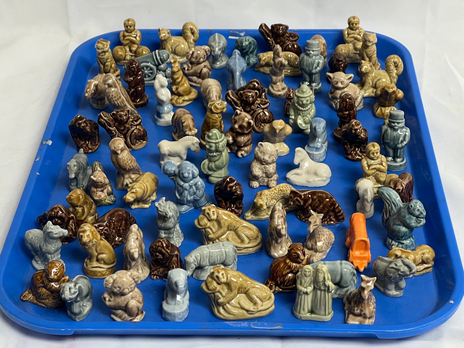 (80)Asst WADE Whimsies Miniature Figures - Bears, Hippo, Squirrels, Birds, Horses + More: (80)Asst WADE Whimsies Miniature Figures - Bears, Hippo, Squirrels, Birds, Horses + More