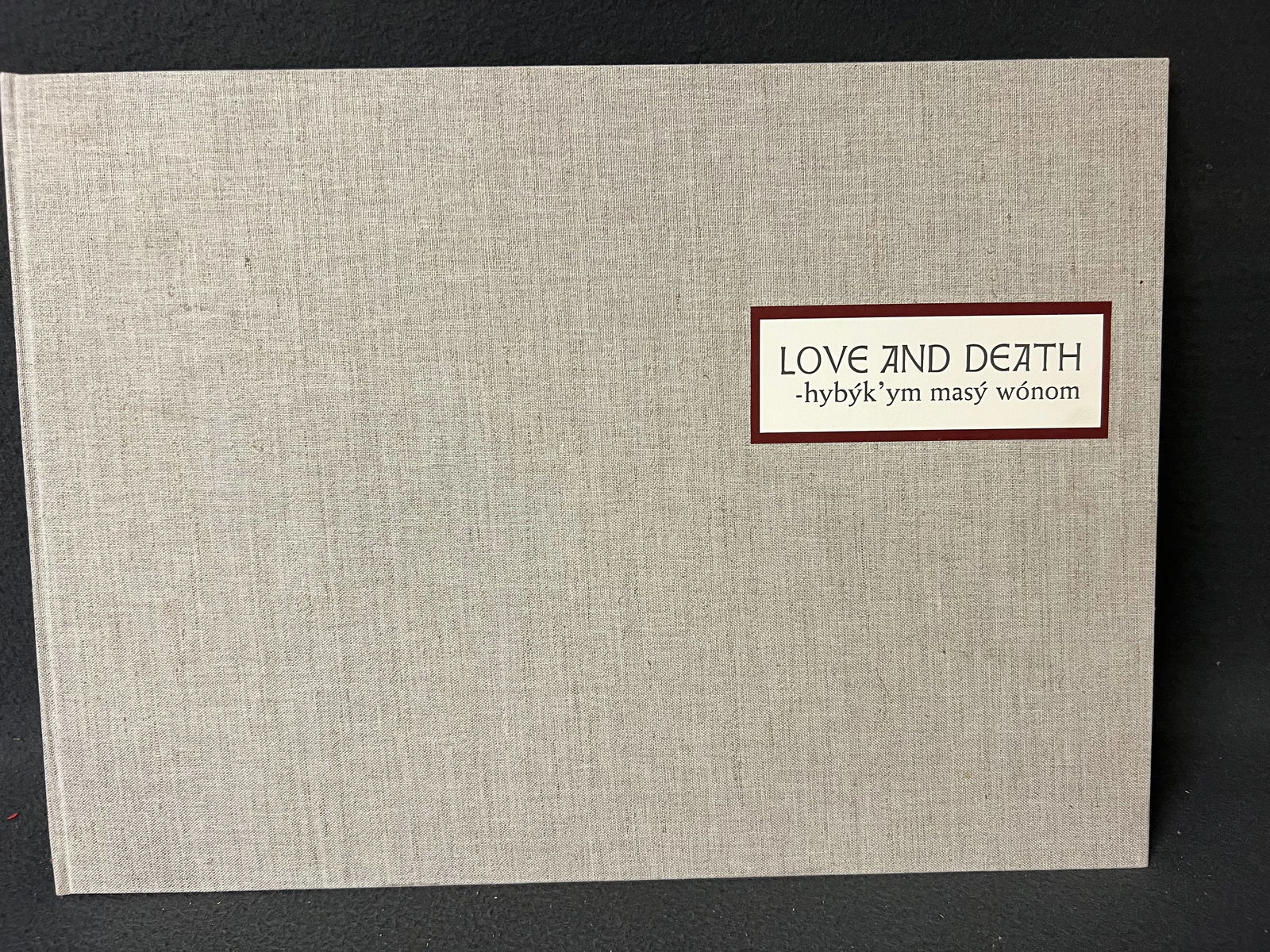 Maidu Creation Vol.3 'Love & Death Book' # 1/ 65- Vol.3 w/ (26)Pages, (9)Intaglios,(1)Artist Proof (1 of 9)