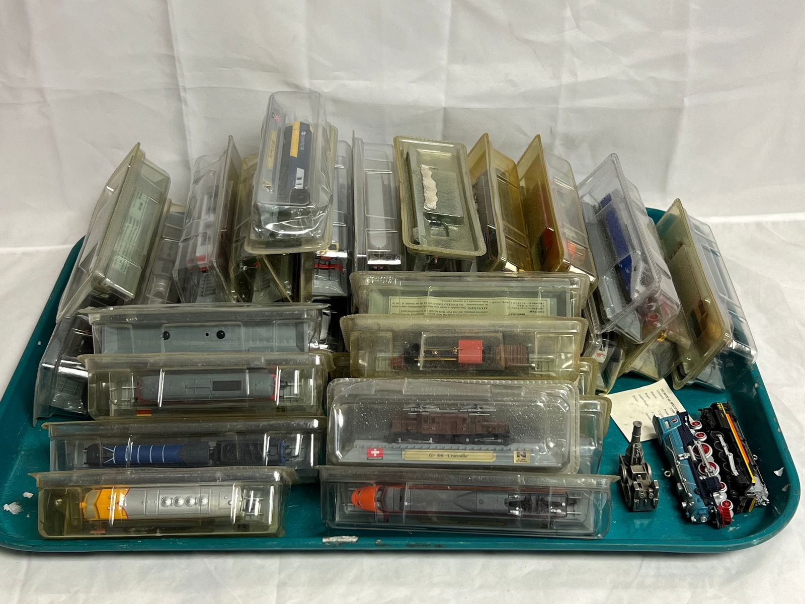 (33)N Scale Del Prado Train Models - All w/ Original Boxes - Various Advertising Cars & Engines - (1 of 10)