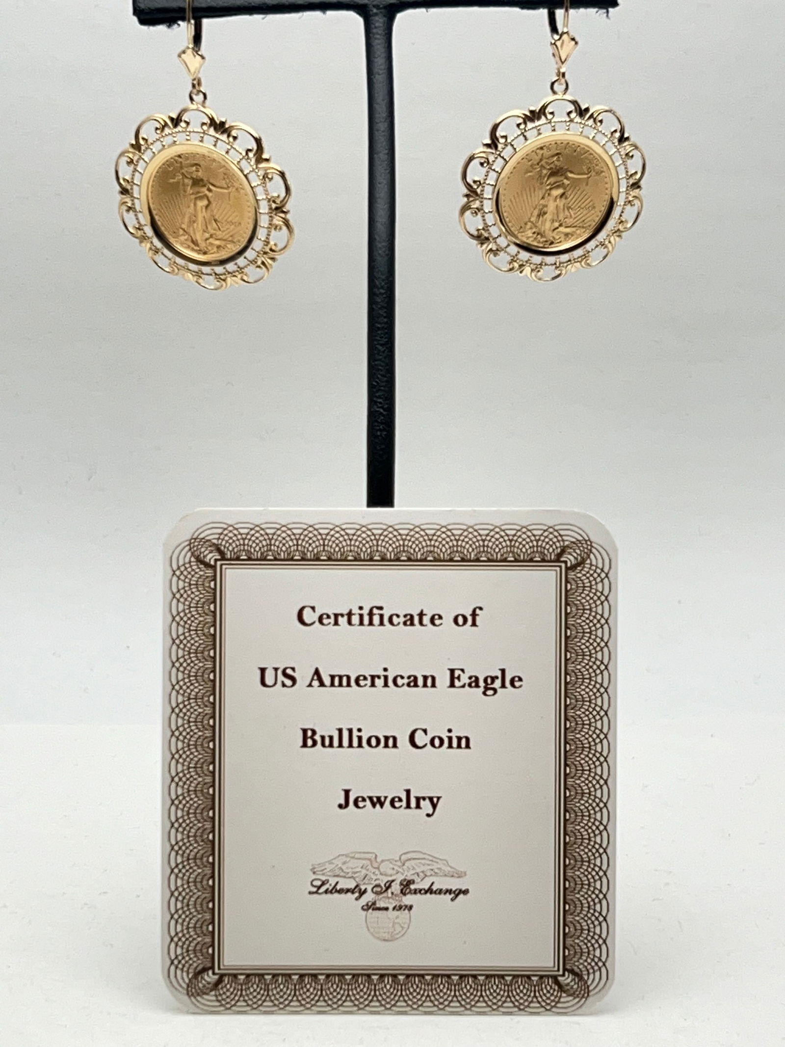 1/10 Fine Gold American Eagle Coins in 14K Gold - Certified 1/10 Fine Gold 5 Dollar Coin in 14K Gold (1 of 5)