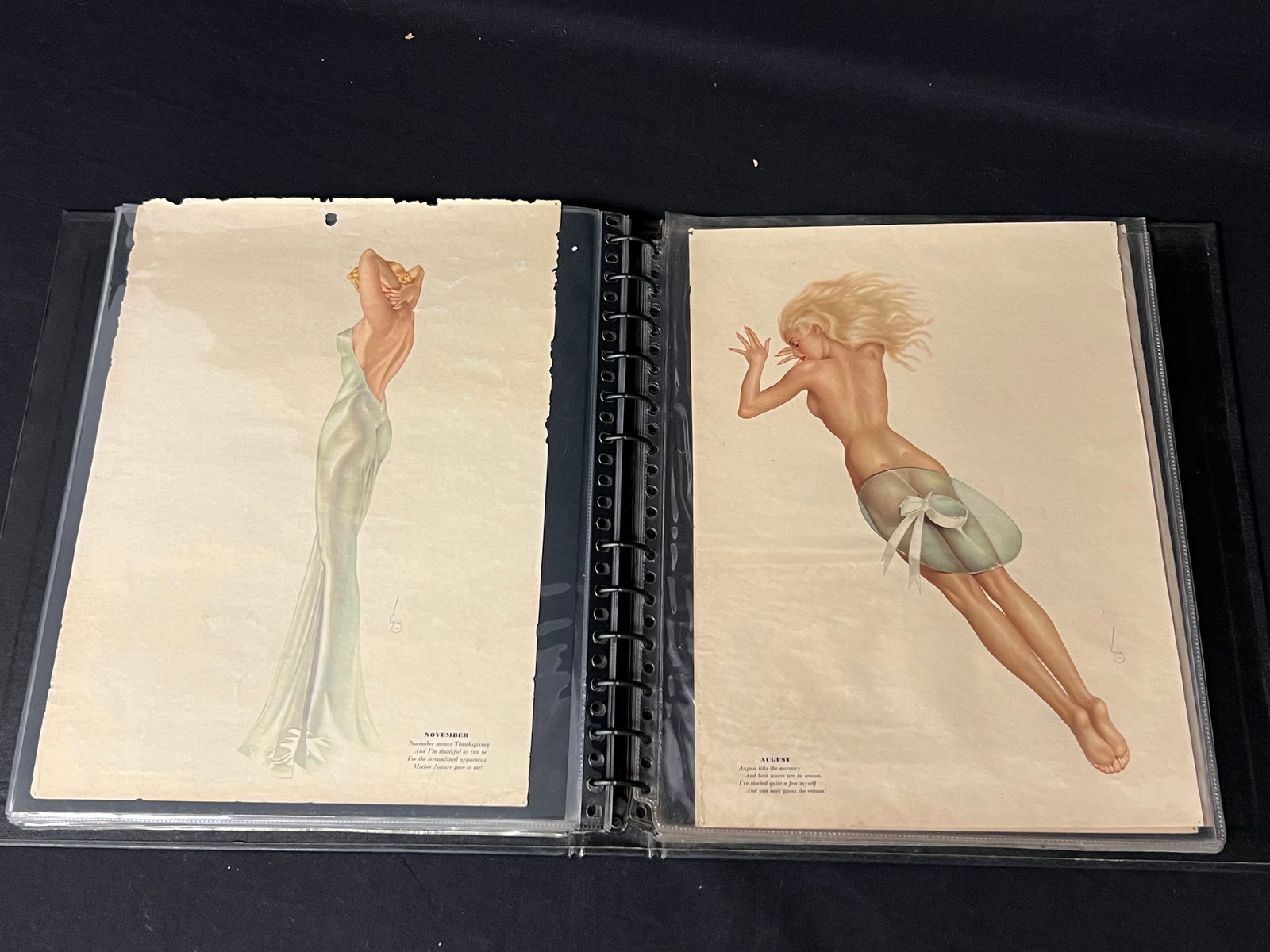 Asst Vtg Pin-Up Girl Items, Vargas,Esquire,More - 1940s-50s & More , Moran, Elvgren, Calendars, (1 of 19)