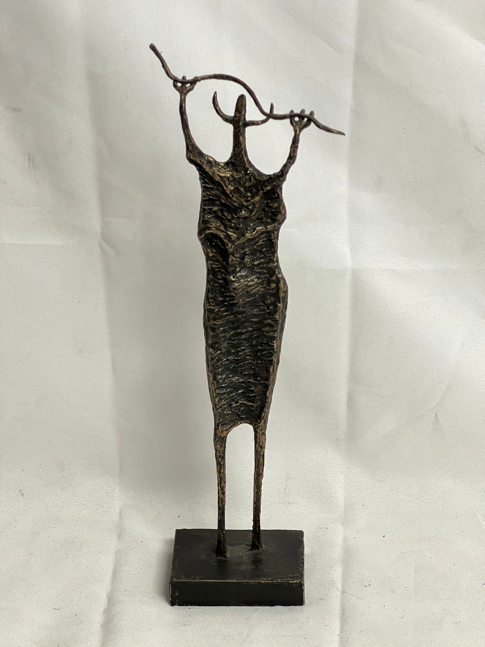 Robert William Hinds Bronze Figure Signed 9.25''T (1 of 5)