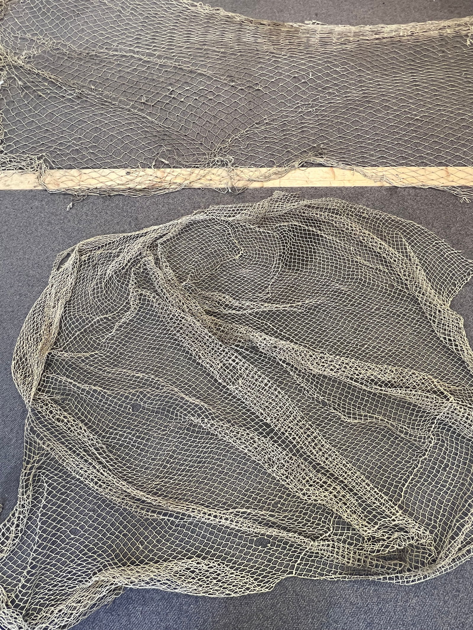 (2)Wharf House Vtg Nautical Fish Nets - Decor Used at Capitola Wharf House Restaurant - Approx 15' x (1 of 4)