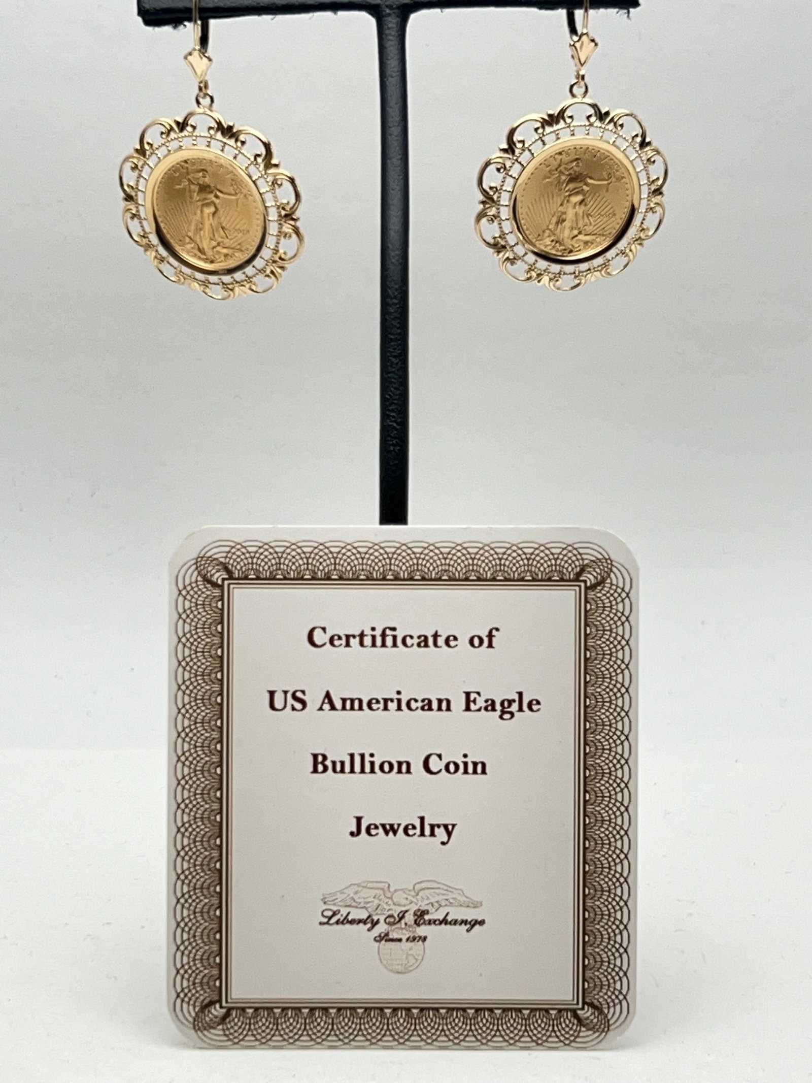 1/10 Fine Gold American Eagle Coins in 14K Gold - Certified 1/10 Fine Gold 5 Dollar Coin in 14K Gold (1 of 5)