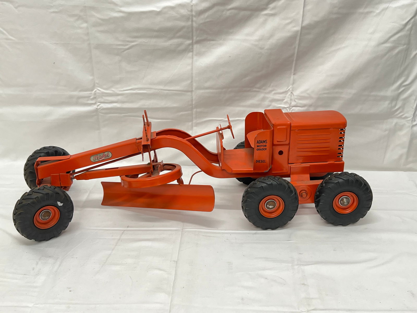 Vtg Doepke Adams Motor Road Grader 25''L - Great Condition w/ Labels (1 of 6)