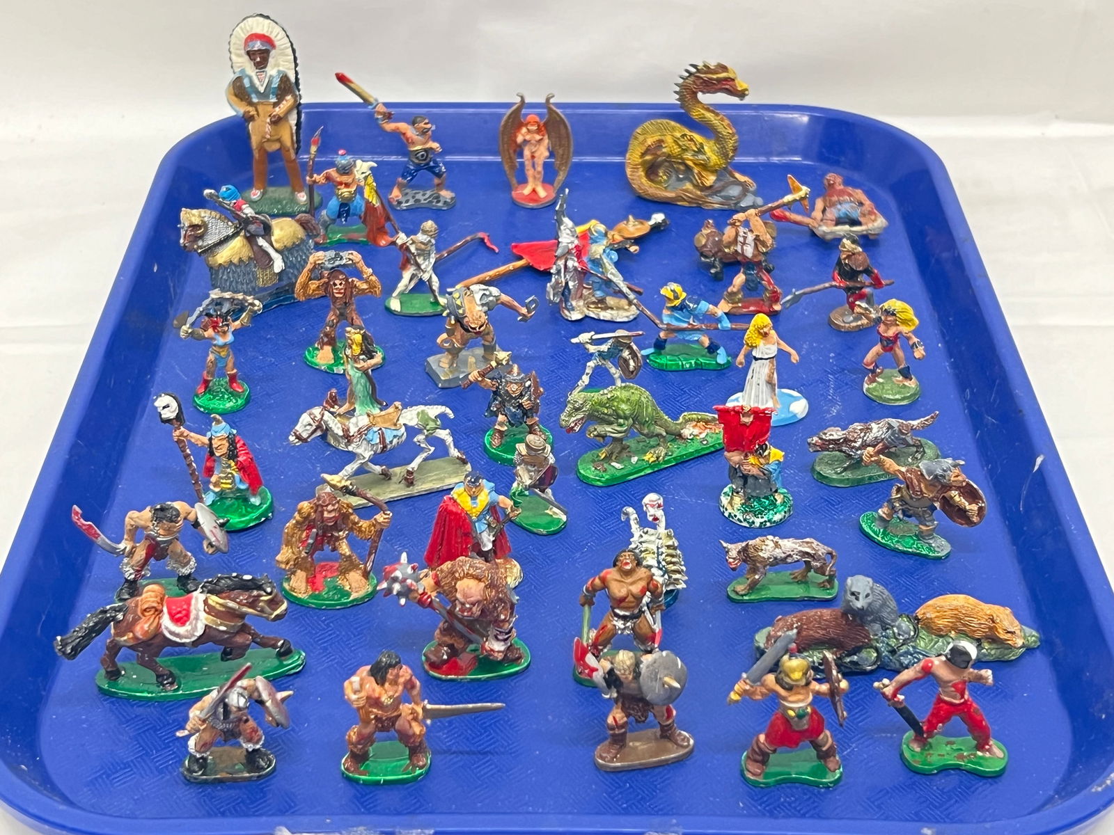 (42)Pewter Fantasy Figures, Ral Partha,Grenadier,Rafm - Miniature Figures, (20)Ral Partha, (1 of 10)