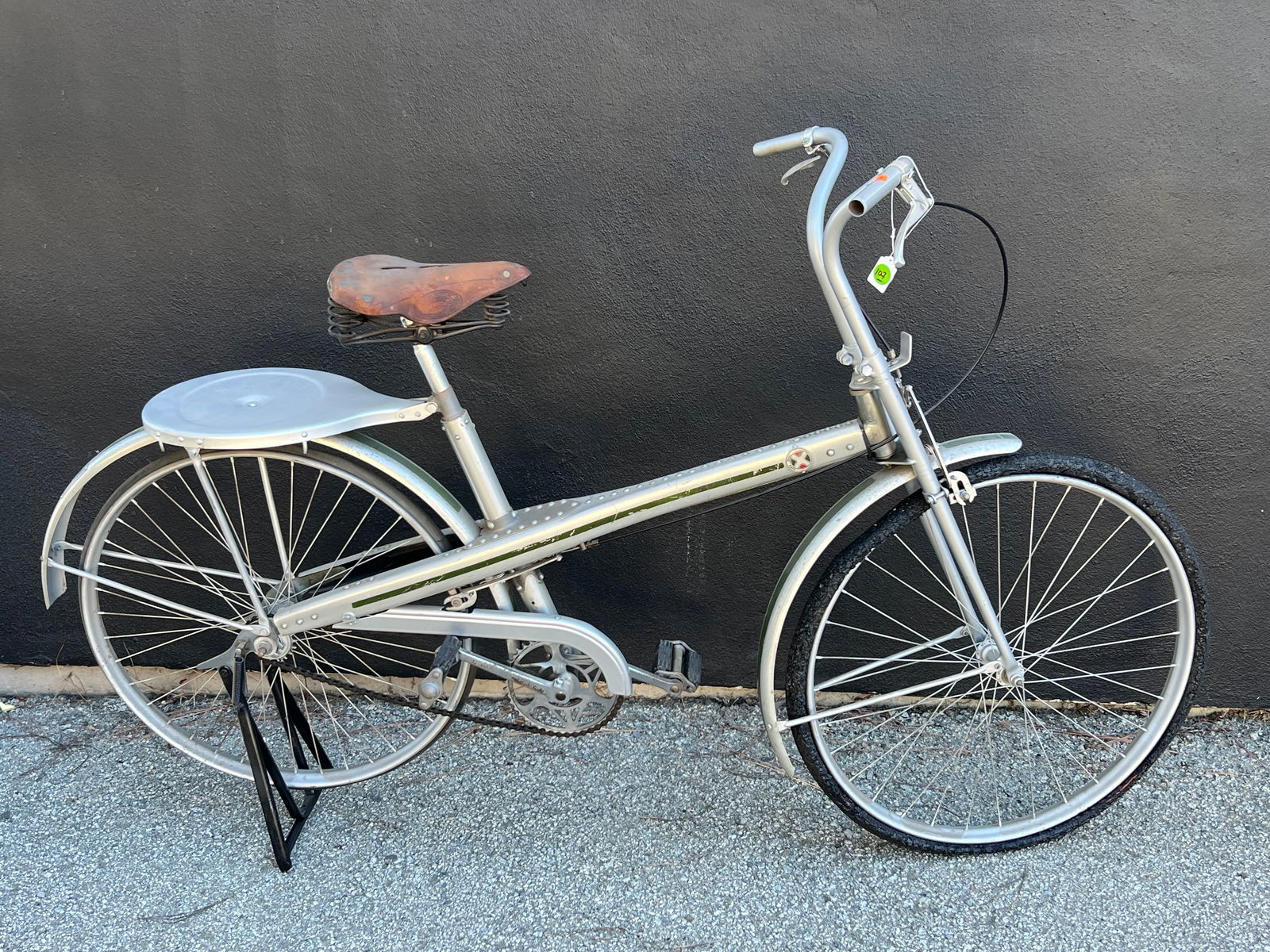 Occupied Japan Bicycle Salvaged Airplane Parts - Mitsubishi WWII Aircraft Relic Parts , Serial (1 of 14)