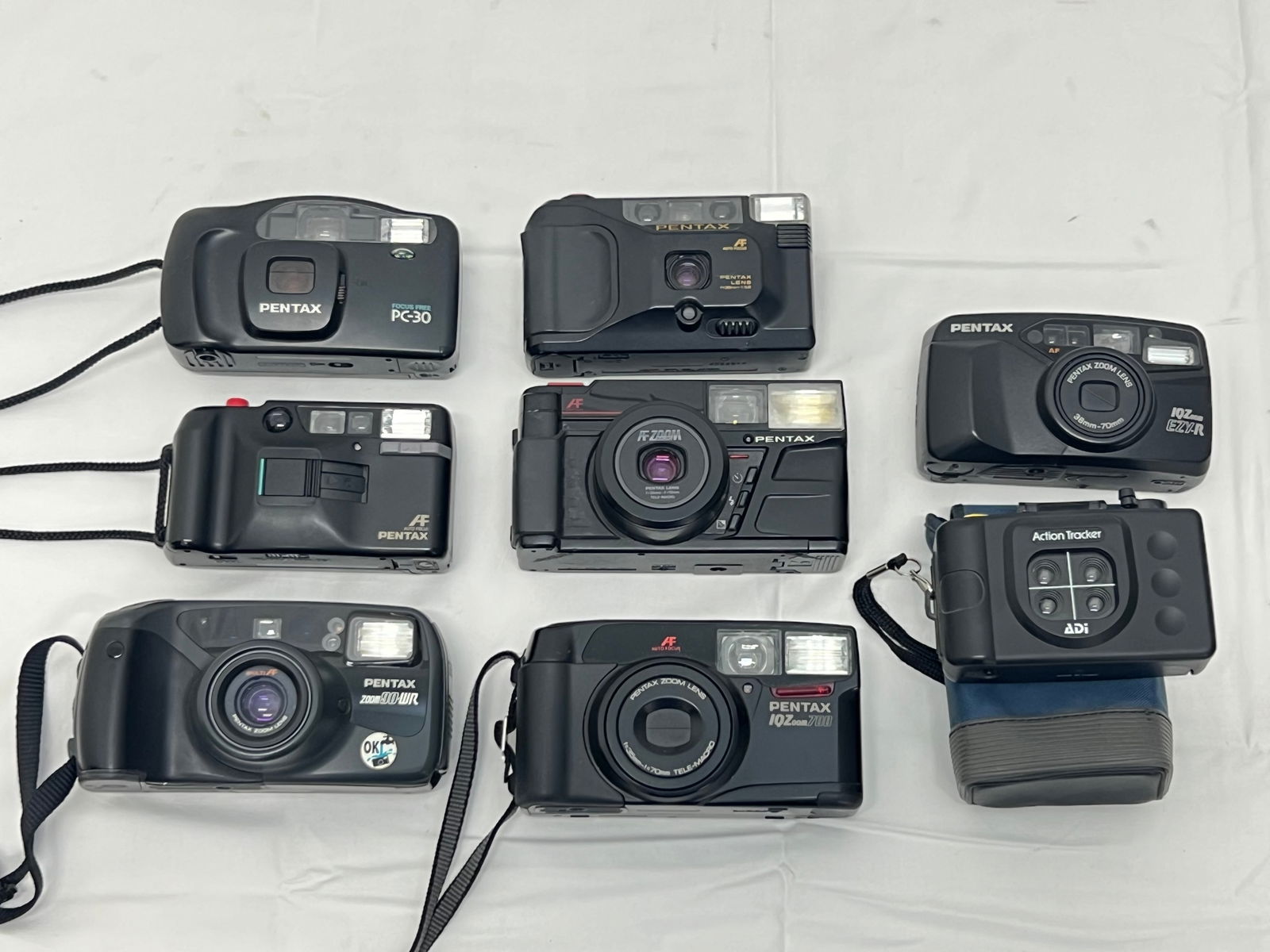 Vintage Cameras - (7)Pentax + (1)ADI - Pentax IQ Zoom 700, EZY-R, PC303, Mini Sport + More , ADI (1 of 13)