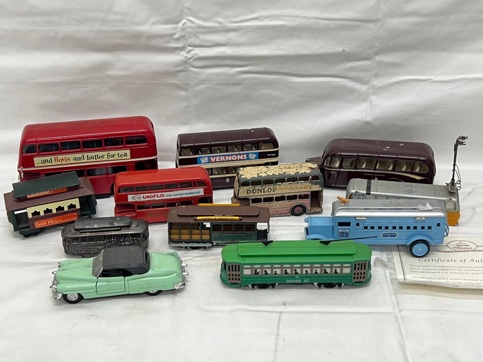 (11)Asst Buses + Cable Cars,Dinky, Corgi,More - Japanese, Budgie + More (1 of 12)