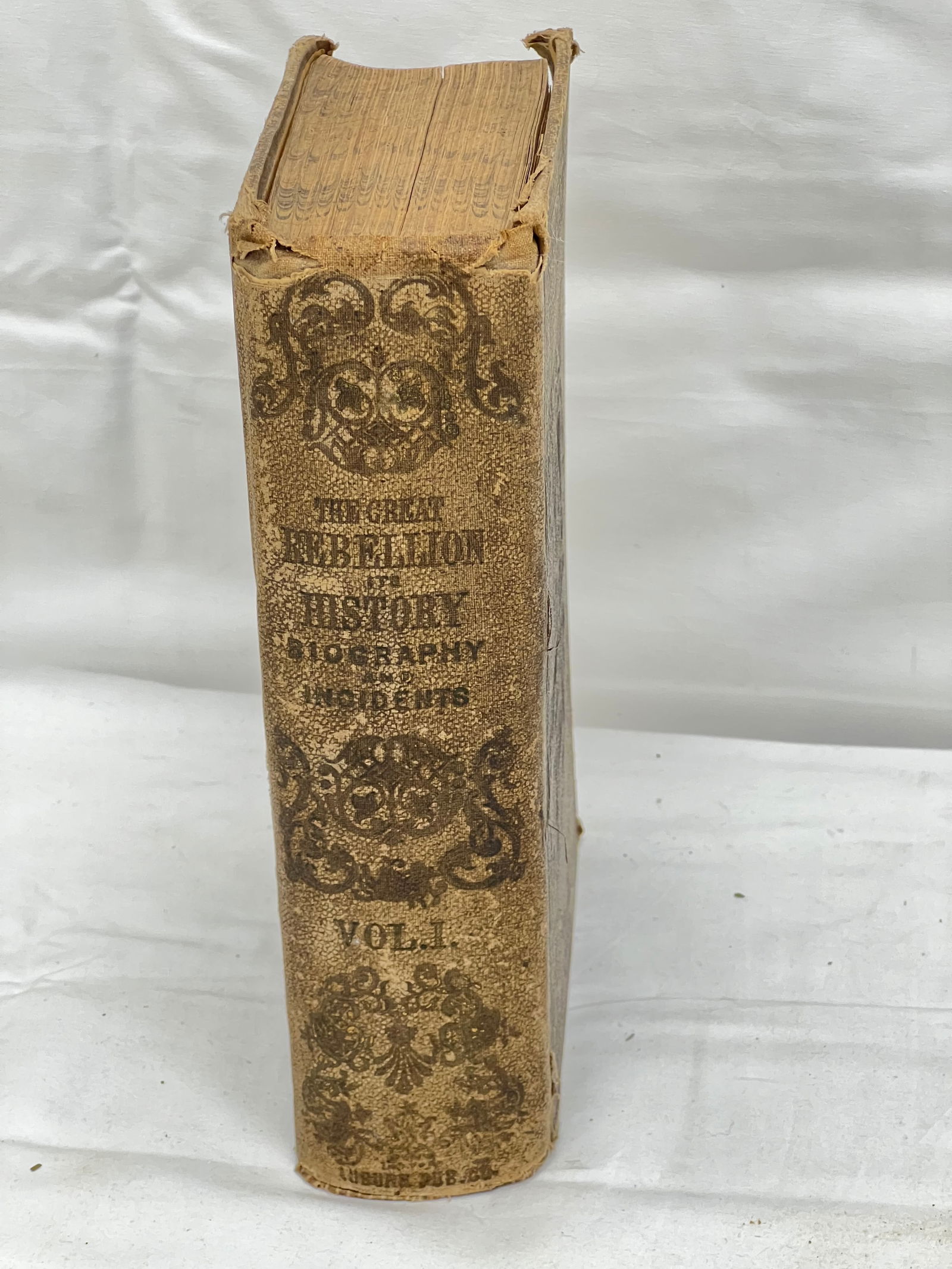 Atq 'A Complete History of the Great American Rebellion' - Civil War Vol.1 Book w/ Biographical (1 of 14)