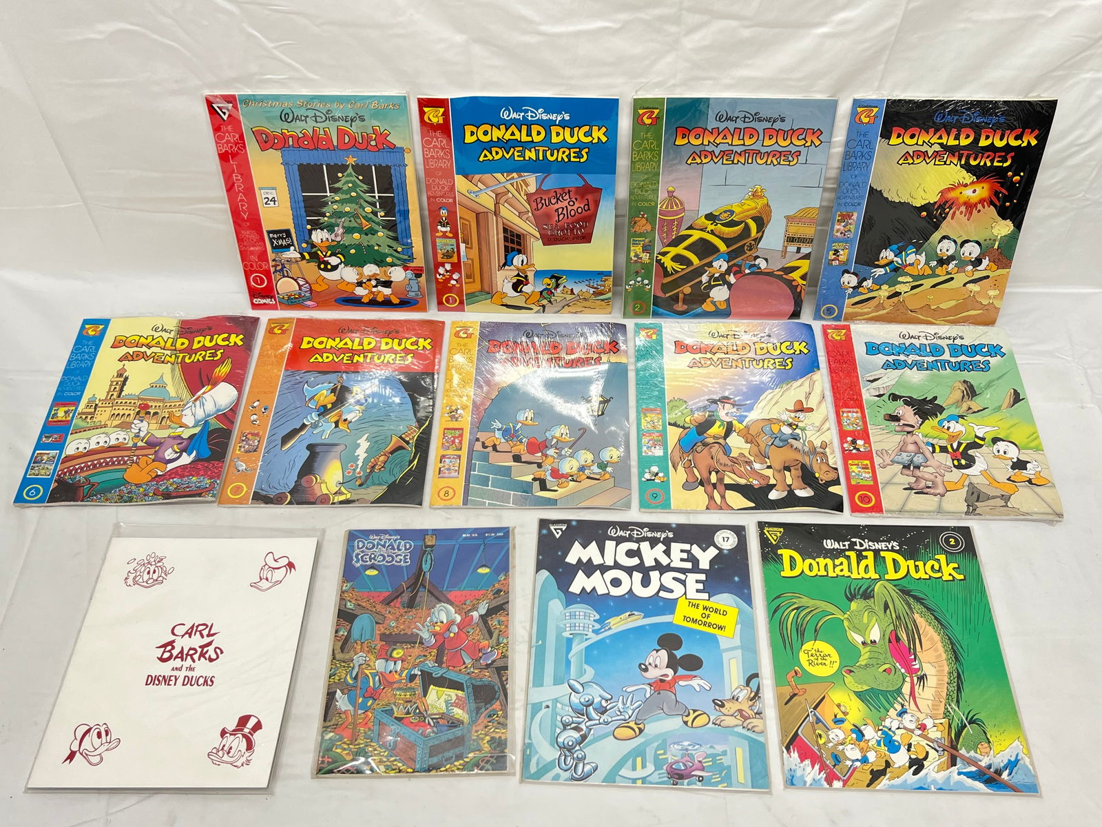 Gladstone Carl Banks Library Disney Book,Comics,More- (2)1 Vols., #2 , #5-10, The Disney Ducks + (1 of 8)