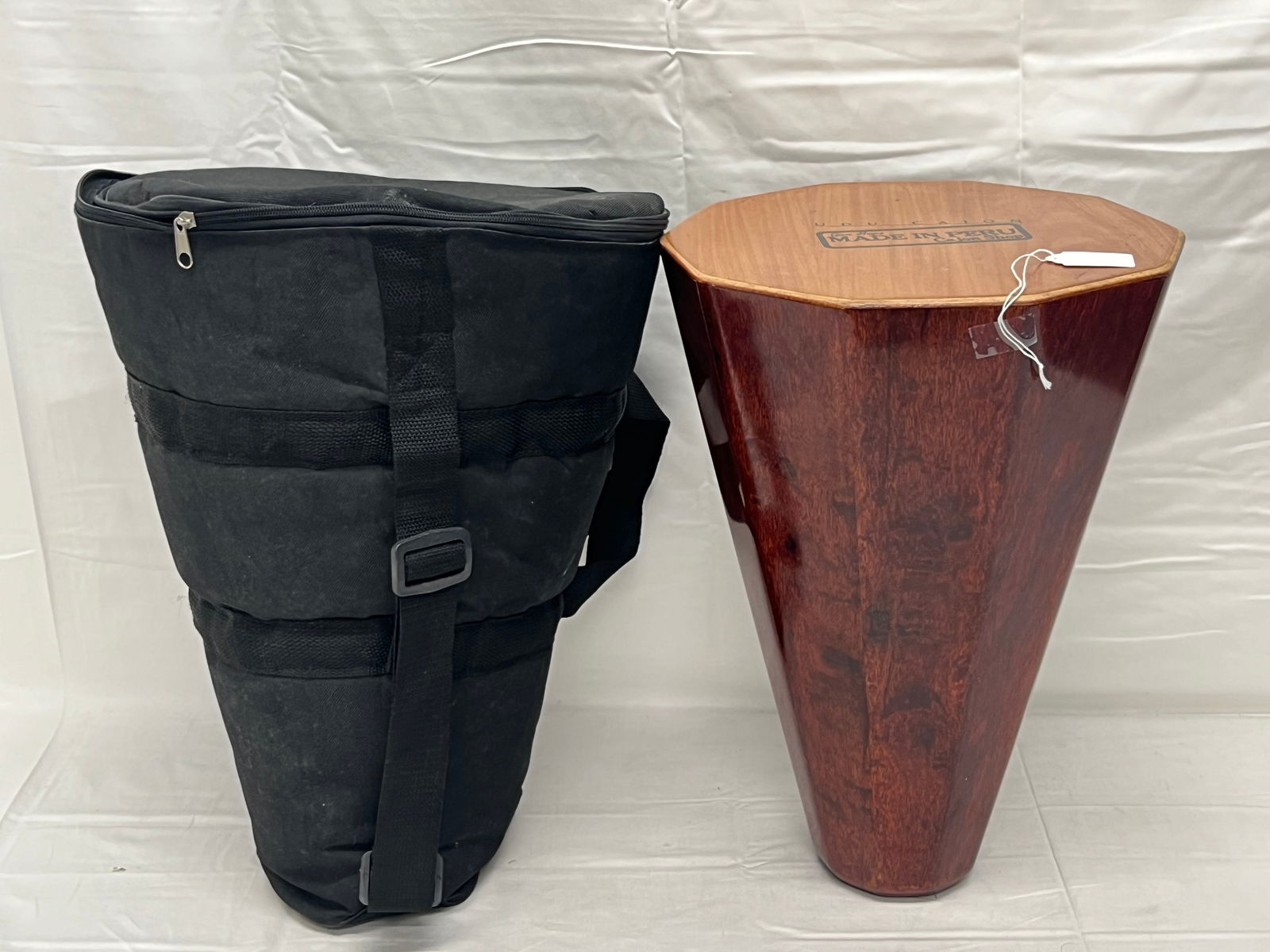 Gon Bops Udo Cajon Peru Drum w/ Case - Made of Mahena Peruvian Wood w/ Soft Case 11'' x 16.5'' x 4'' (1 of 4)