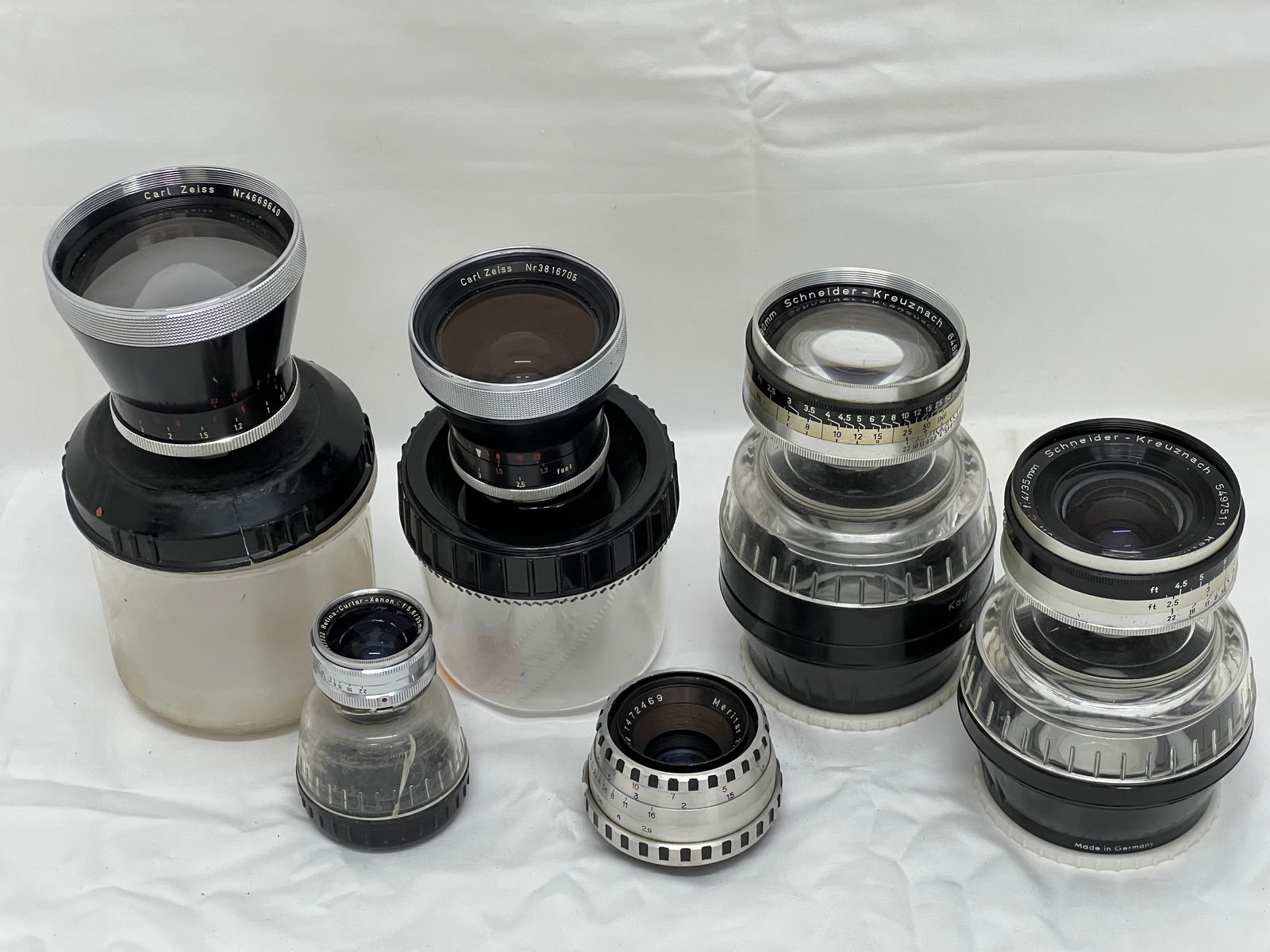 Schneider Kreuznach, Zeiss + Ludwig Camera Lenses - (2)Carl Zeiss - 1:4 F=115, 1:3.2 Pro Tessar, (1 of 13)