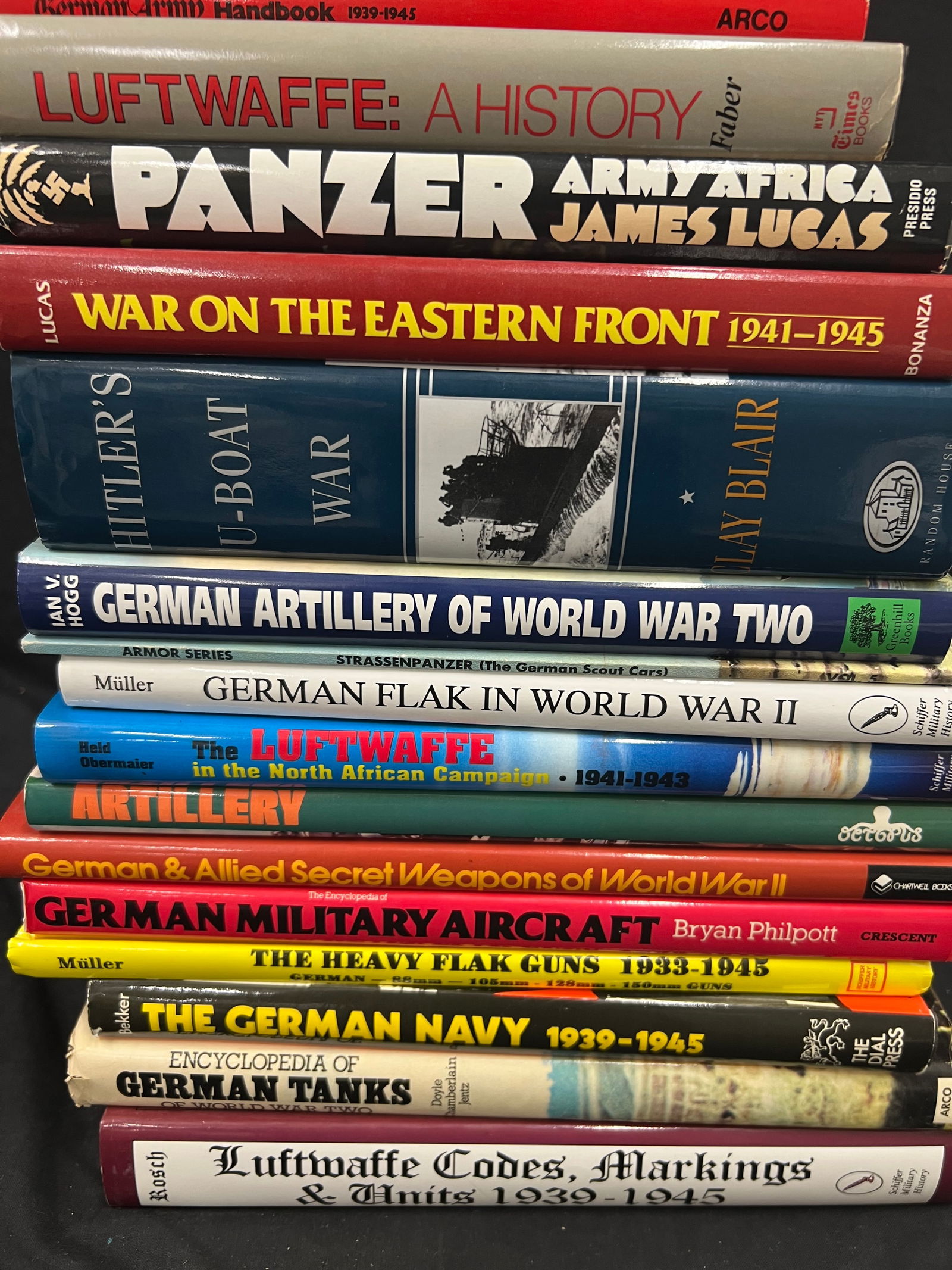 (15)WWII German Military + Asst Hardcover Books - Hardcovers - Luftwaffe in the North African (1 of 5)
