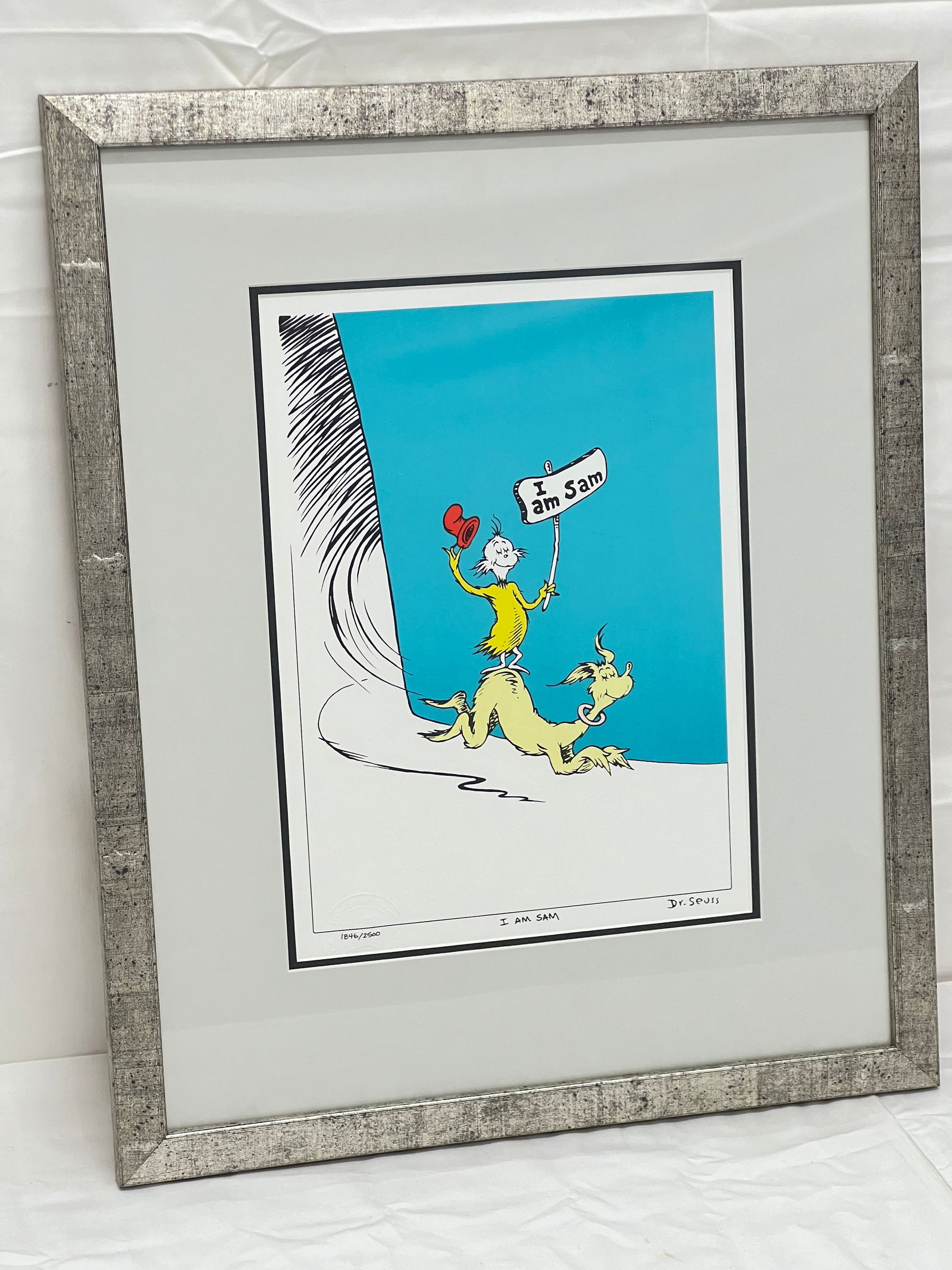 Dr. Seuss I Am Sam Signed #d Lithograph - Theodor Seuss Dr. Seuss Geisel (1904-1991) I am Sam (1 of 5)
