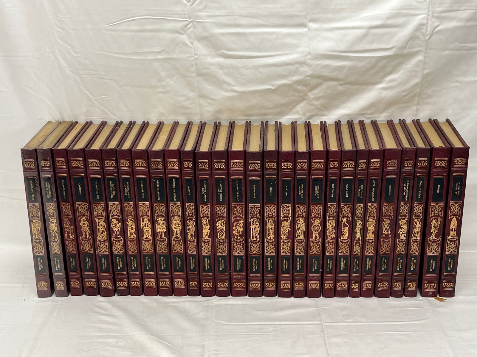 Easton Press Complete Works of William Shakespeare - 28 Vols. (2)Sealed - Leather Bound w/ Gold Gilt (1 of 14)