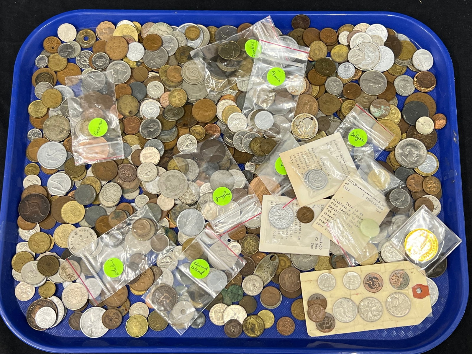 600+ Asst Foreign Coins - Various Years & Types - French, German, Chinese & More: 600+ Asst Foreign Coins - Various Years & Types - French, German, Chinese & More