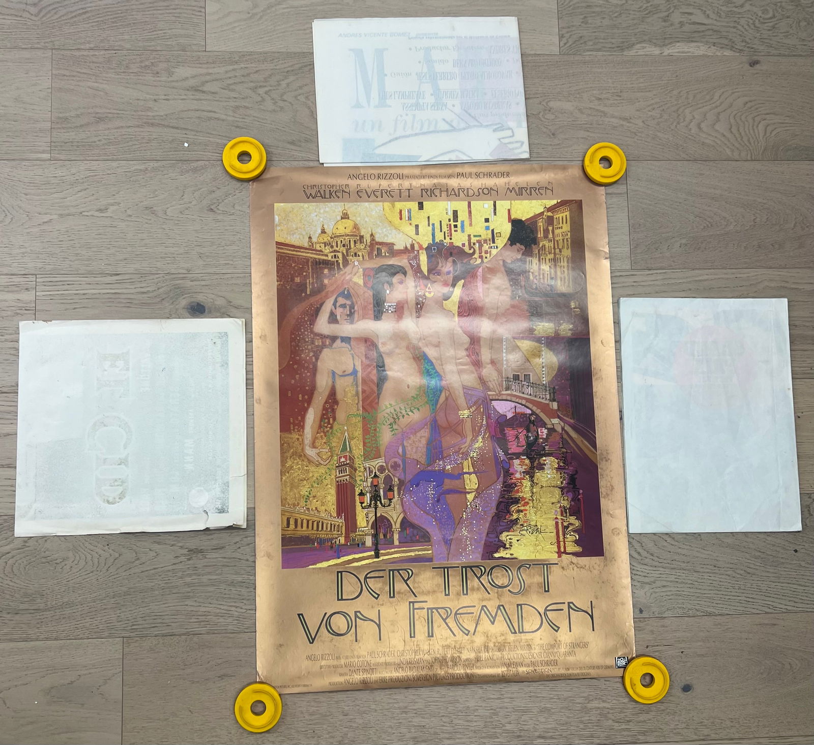 (4)Foreign Vintage Movie Posters 1960s-1990s  - 1986 Matador, 1961 El Cid w/ Sophia Loren + Charlton (1 of 11)