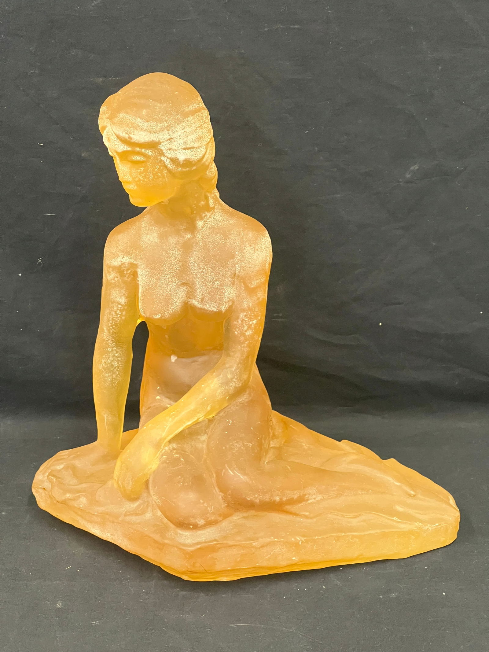 Dorothy Thorpe MCM Resin/ Lucite Mermaid Figure - 12.5'' x 7.5'' 13''T (1 of 4)