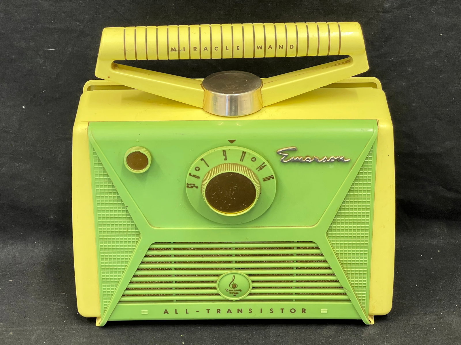 1950s Emerson Miracle Wand Radio Model 868 - Transister Radio (UnTested, No Battery): 1950s Emerson Miracle Wand Radio Model 868 - Transister Radio (UnTested, No Battery)