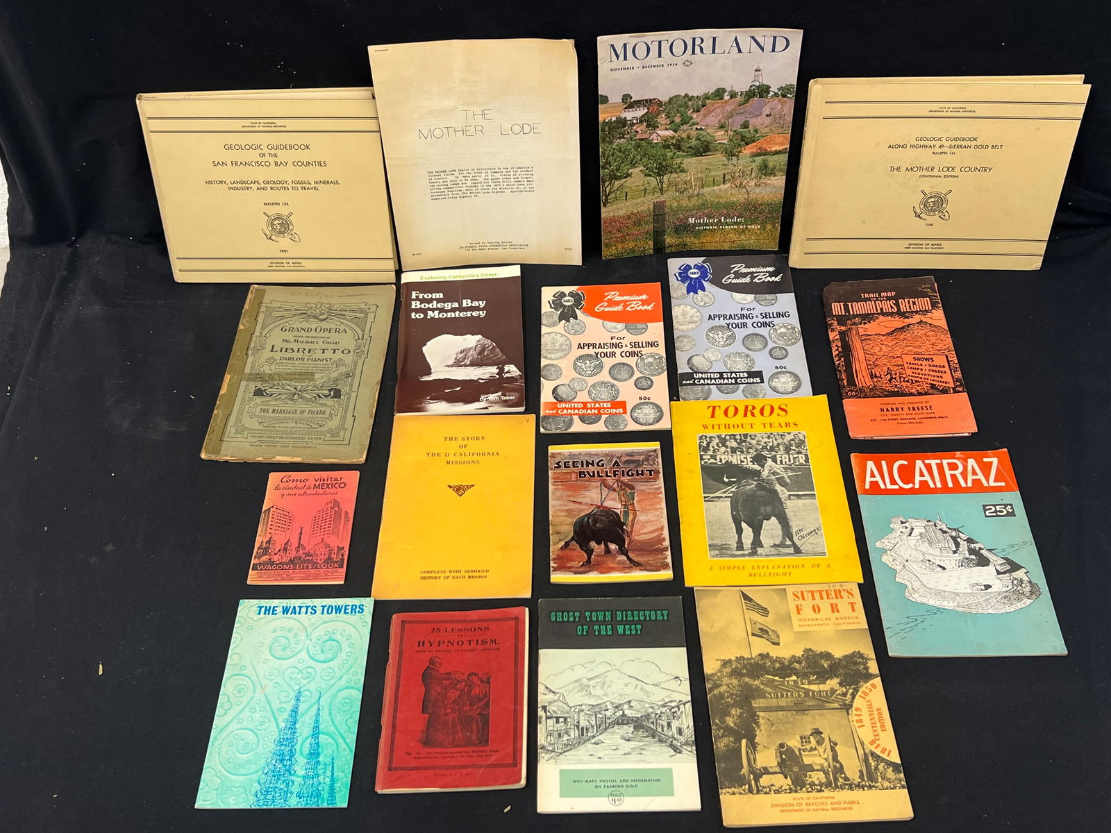 Atq/ Vtg Books- 25 Lessons Hypnotism, Geologic Book,More - 1899 Hypnotism, San Francisco Motherload (1 of 7)