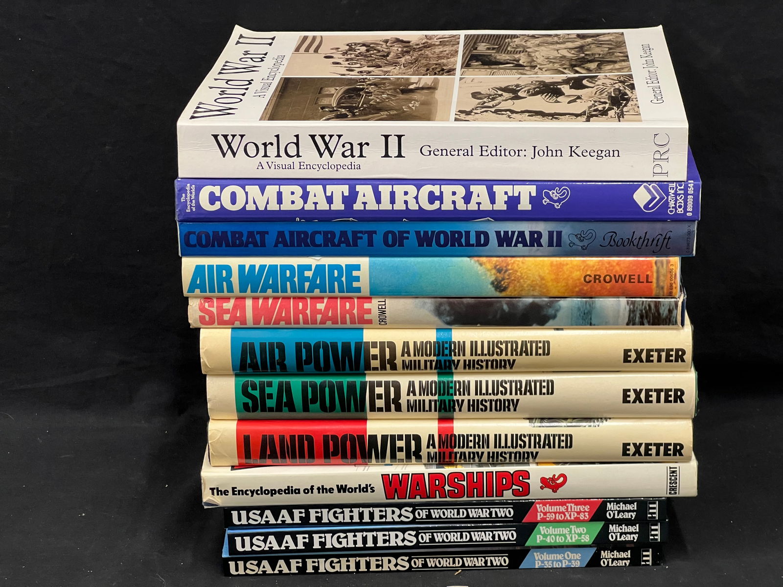 (12)Asst Military History / Encyclopedia Books - Encyclopedia of Warships, Air Warfare, World War II (1 of 4)