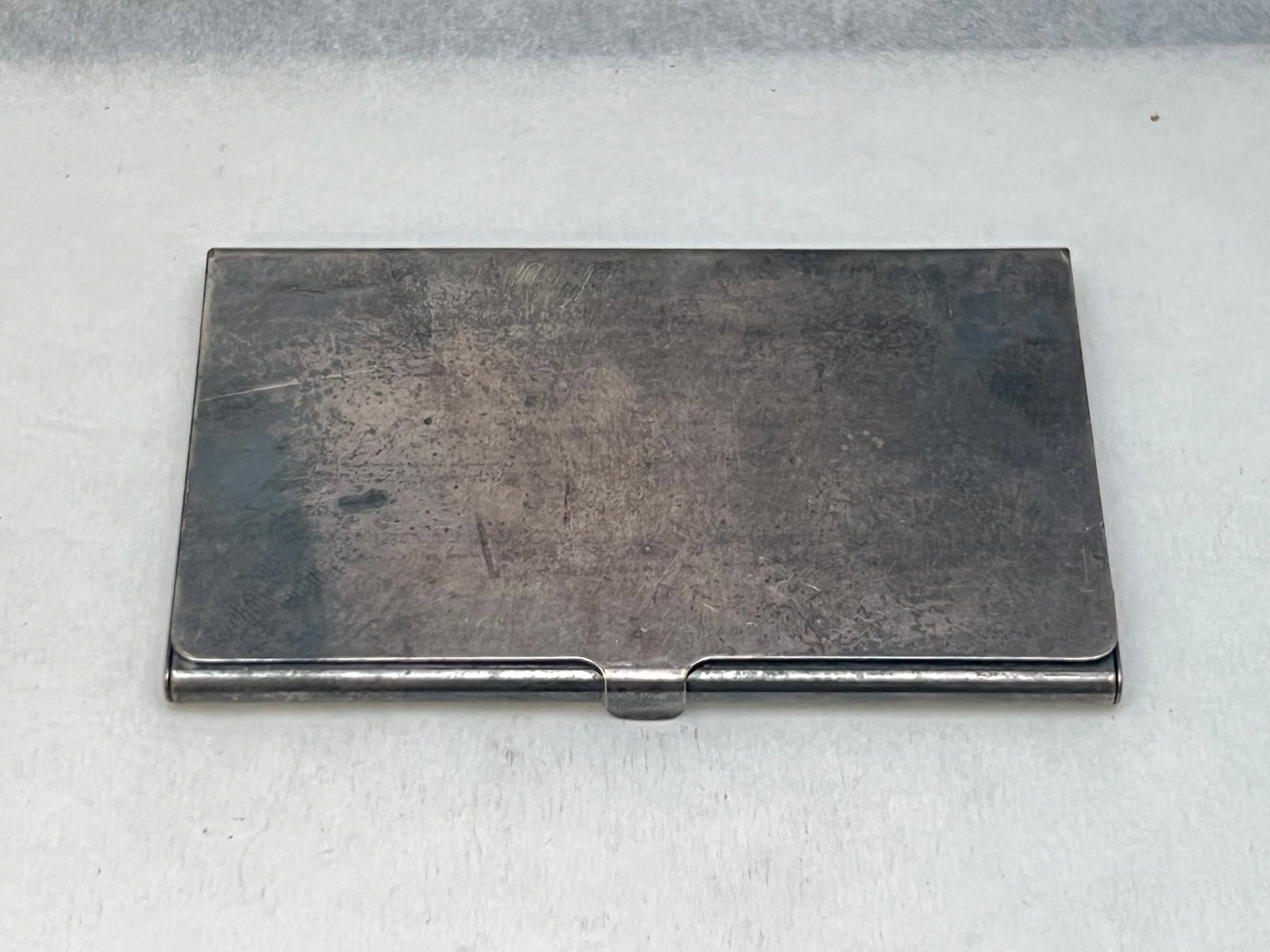 Tiffany & Co Silverplated Business Card Holder (1 of 4)