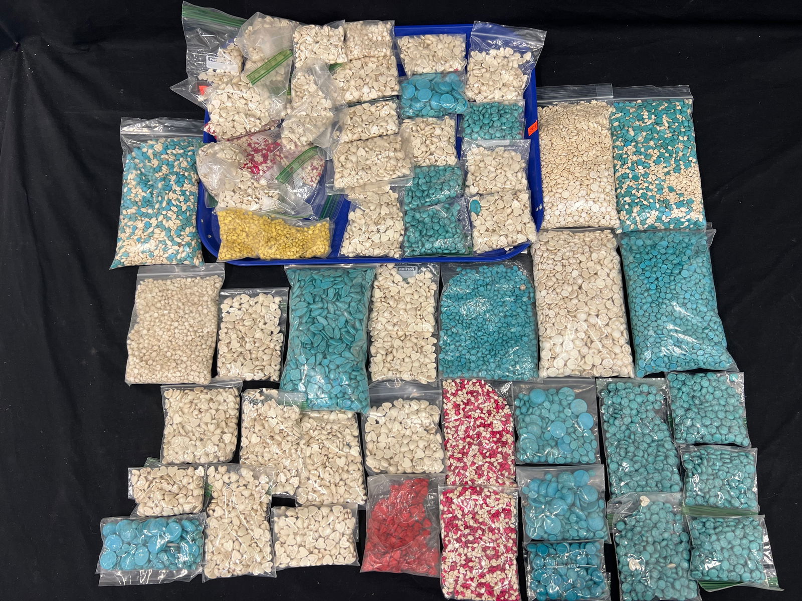 Lot Asst Stone Jewelry / Art Making Pieces - Various Sizes / Shapes (1 of 6)