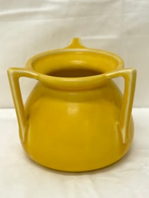 1921 Rookwood Pottery Buttress Vase 4'' x 3.5'' - Yellow Matt Color