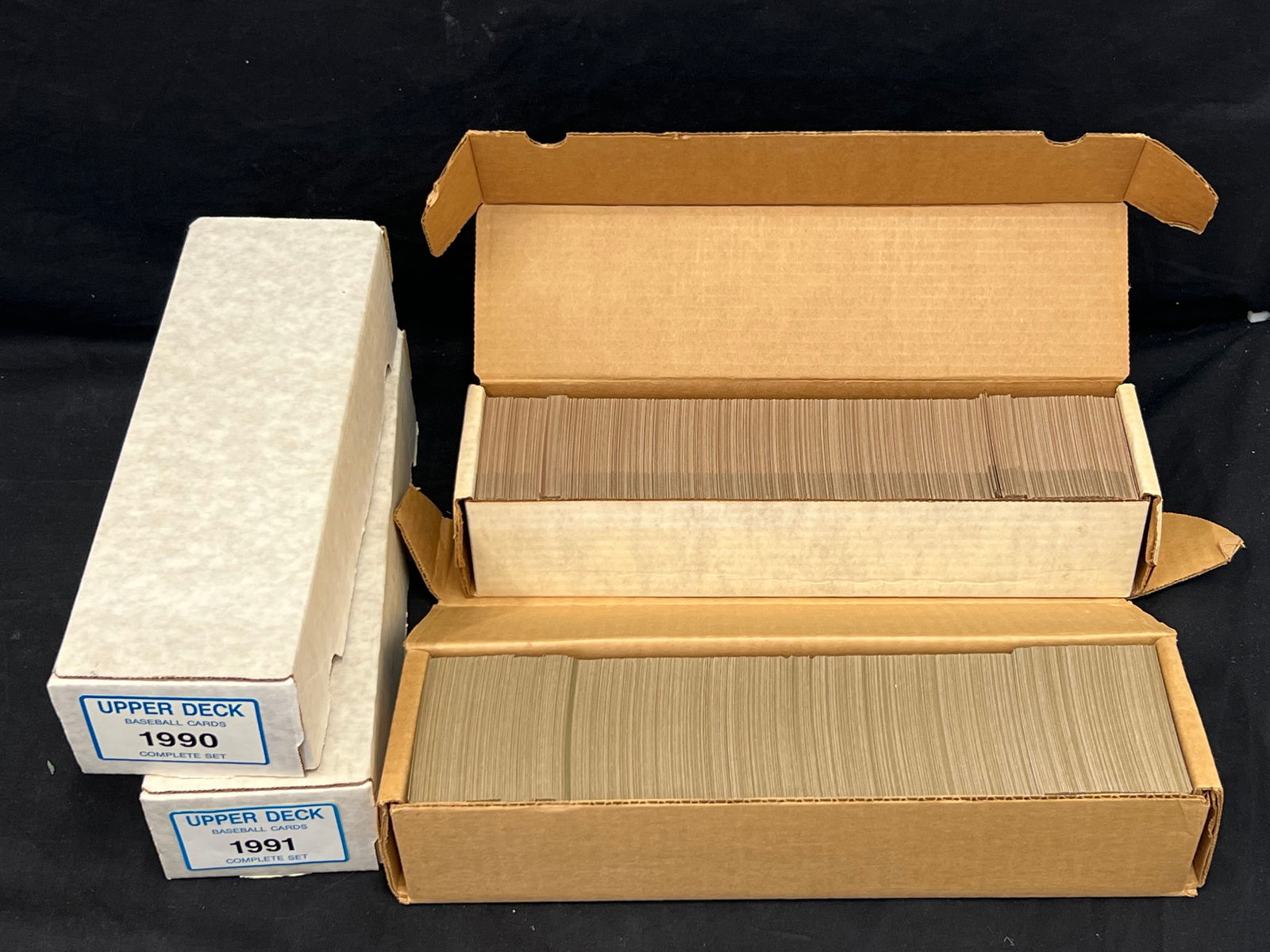 (2)Cases Topps,(2)Cases Upper Deck Baseball Trading Cards - 1990 & 1991 Upper Deck + 1985 & 1986 (1 of 6)