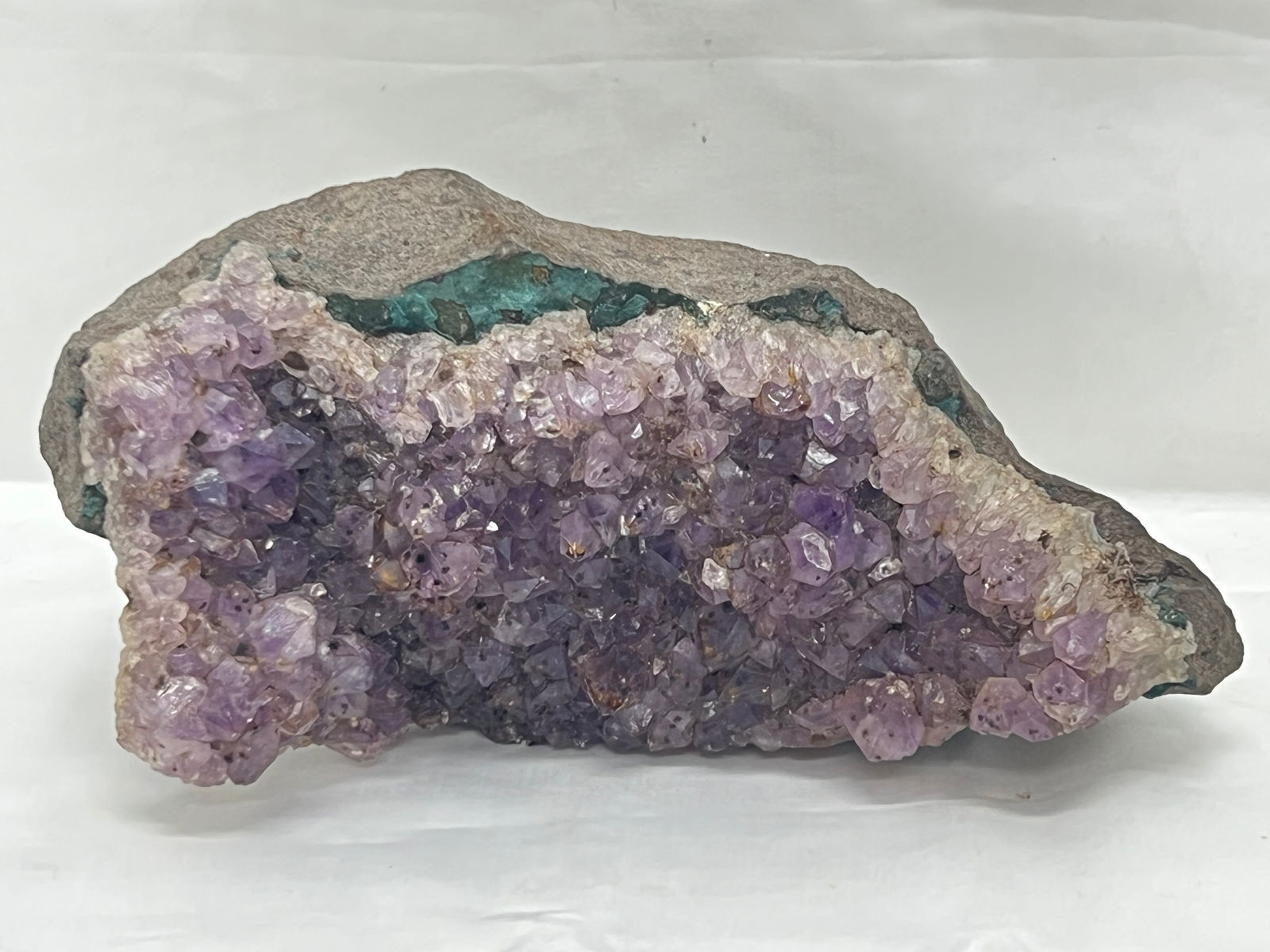 South American Amethyst Geode - From Brazil or Uruguay - Geode on Cut Base 8'' x 4.5'' (1 of 5)