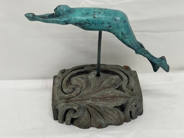 Robert William Hinds Signed Bronze 10.25''L