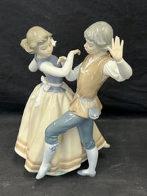 Lladro 'Dancing The Polka' Figure #5252, Approx 11.5''T - Retired Figure w/ Original Box