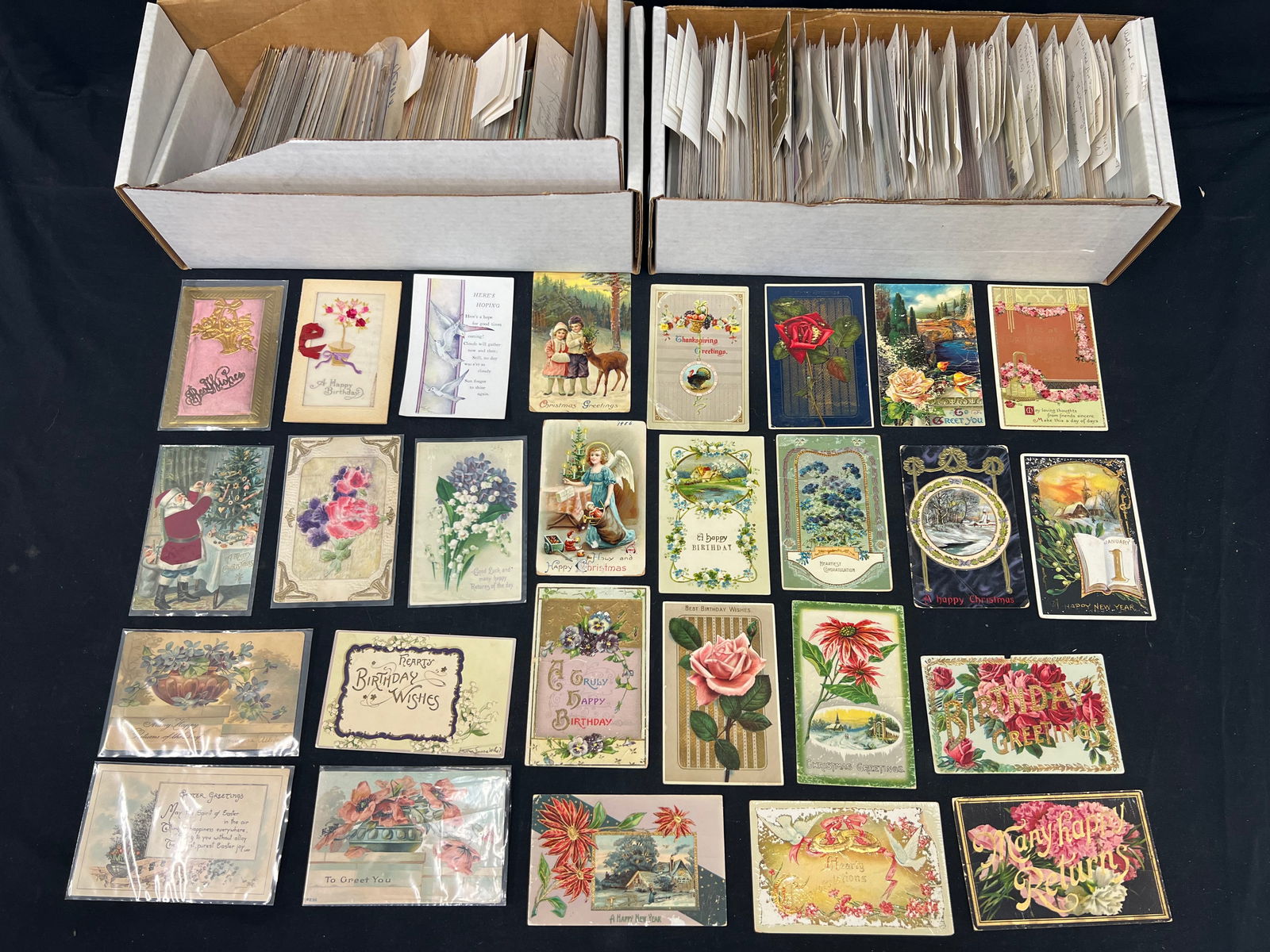 100s of Asst Victorian Antique Vintage Holiday Postcards - Some w/ Original Stamps - Easter , New (1 of 10)