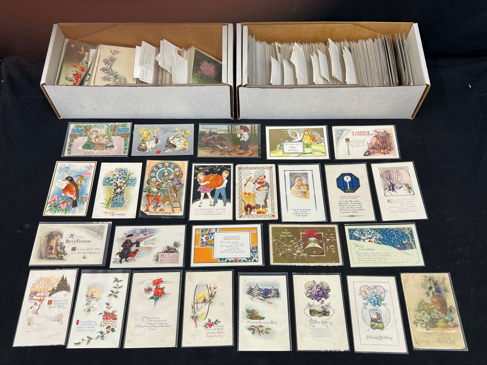 100s of Asst Antique / Vintage Holiday Postcards (1 of 6)