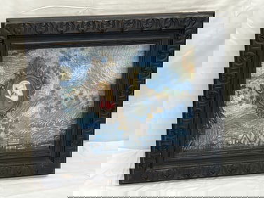 David Gilhooly Signed Mixed Media Shadow Box Art - Titled ''The Wrong Antswer'', Framed 18.5'' x 5''