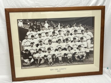 1933 New York Giants Baseball Photo Print - 37.25'' x 28.5'' - Carl Hubbell, Mel Ott, Bill Terry,