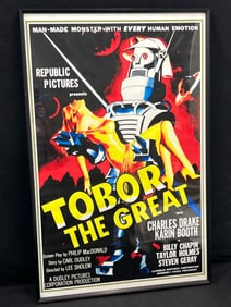Tobor The Great Movie Poster, Framed 24.25'' x 37.5''