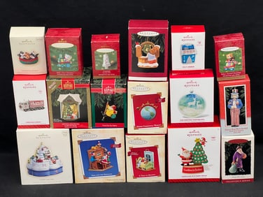 (17)Asst Hallmark Christmas Ornaments, Boxes - Regular, Magic + More - Candy Cane Lane, Look! It's