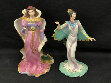 (2)Lenox Legendary Princess Porcelain Figures - Limited Ed #d - (1)Maid of Marian 9.5''T #3895 +