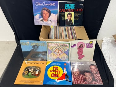 (90)Asst Vintage Vinyl LP Albums - Cass Elliot (Don't Call Me Mama Anymore), Vera Lynn, Frank