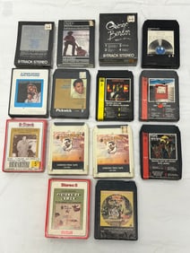 (15)8 Track Tapes (Some Sealed) - Kenny Rogers + The 1st Edition, The Temptations, Jimmie Rodgers,