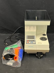 Musashi BR-30 Coin Counter w/ Extras - Fuses, Belts + More - (Powers Up, Takes Coins, May Need Work,