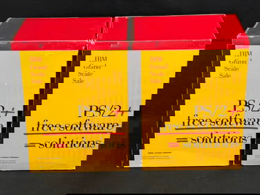 (2)Vintage IBM PS/2 Free Software Solutions - IBM Grand Scale Sale NOS