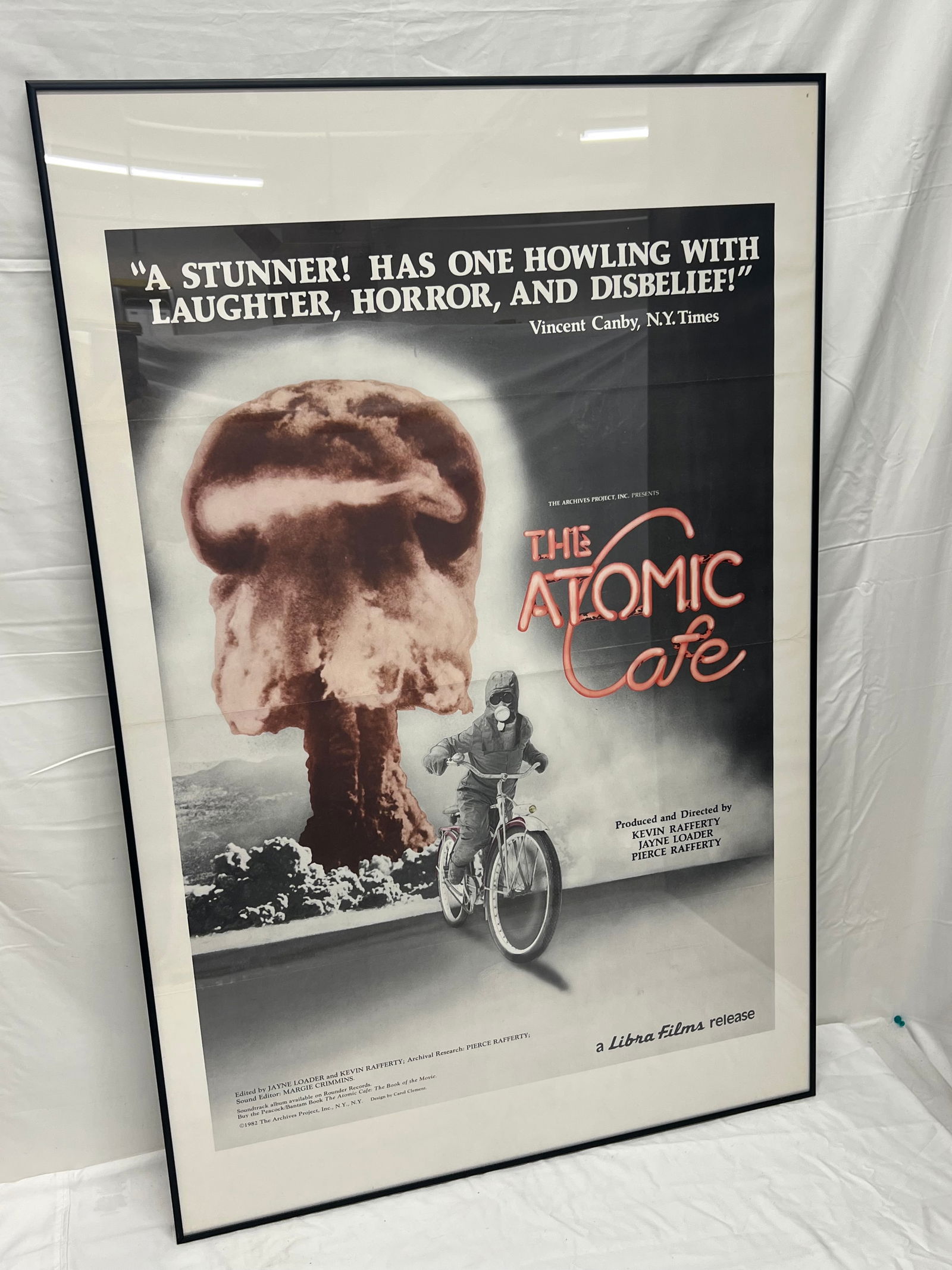 'The Atomic Cafe' 1982 Movie Poster, Framed 37.25'' x 41.5'' (1 of 3)